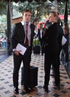 Fussball CHL  Saison 2014/2015: Ankunft FC Bayern Muenchen im Hotel