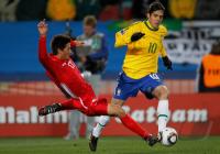 FUSSBALL WM 2010, VORRUNDE   Brasilien - Nord Korea