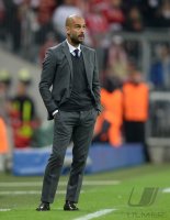 FUSSBALL  CHL  Saison 2013/2014: Trainer Pep Guardiola (FC Bayern Muenchen)