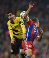 Fussball DFB Pokal Halbfinale 14/15: FC Bayern Muenchen - Borussia Dortmund