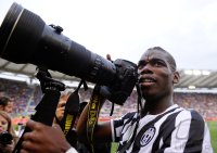 FUSSBALL SERIE A 2013/2014: JUBEL Paul Pogba (Juventus Turin)