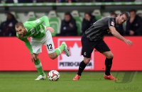 Fussball, 1. Bundesliga  Saison 2014/2015: VfL Wolfsburg - SC Freiburg