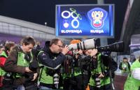 Fussball International  Play Off, Slowenien - Russland