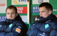 FUSSBALL, 1. BUNDESLIGA, 25. Spieltag: Bremen, JENSEN und ROSENBERG