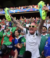 Fussball Europameisterschaft Achtelfinale 2016: Wales - Nordirland