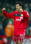 FUSSBALL 1. Bundesliga: Leverkusen,  BABIC, geballte Faeuste