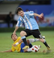 FUSSBALL INTERNATIONAL:  Argentinien - Brasilien
