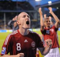 Fussball WM-Qualifikation: JUBEL Kahlenberg  (Daenemark)