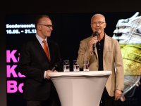 Fussball: Sonderausstellung in der Erlebniswelt des FC Bayern Muenchen in der Allianz Arena