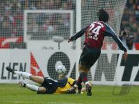 Spielszene  VfB Stuttgart - Bayern Mnchen