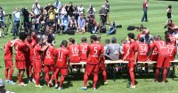 Fussball 1. Bundesliga 2015/2016: Fototermin beim FC Bayern Muenchen