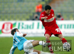 FUSSBALL Krassimir Balakov Spielszene 1860-Stuttgart
