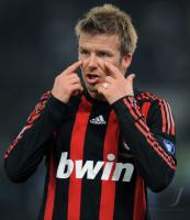 FUSSBALL SERIE A:  BECKHAM  (AC Mailand)