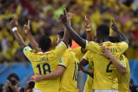 FUSSBALL WM 2014, Achtelfinale: Kolumbien - Uruguay