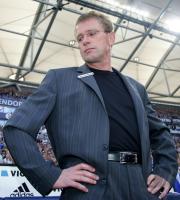 Fussball 1. Bundesliga: Schalke - Berlin, RANGNICK enttaeuscht