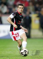 Fussball Uefa Cup: Sofia, GARGOROV Einzelaktion am Ball