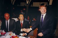 Fussball 50. Geburtstag Latek:  Beckenbauer, Rauball