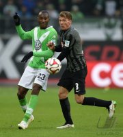 Fussball, 1. Bundesliga  Saison 2014/2015: VfL Wolfsburg - SC Freiburg