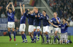 Fussball DFB Pokal: Schalke - Bremen, Jubel Schalke