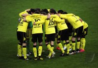 Fussball 1. Bundesliga : Dortmund  Verschwoerung vor dem Spiel