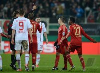 FUSSBALL DFB POKAL  Saison 2012/2013:  FC Augsburg - FC Bayern Muenchen