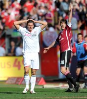 Fussball 1. Bundesliga : 1 FC Nuernberg - FC Bayern Muenchen