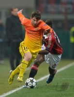 FUSSBALL INTERNATIONAL CHL ACHTELFINALE 12/13: AC Mailand - FC Barcelona