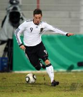 FUSSBALL LAENDERSPIEL U20: Deutschland, BAECKER Einzelaktion