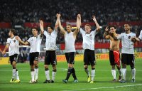 Fussball International EM 2012 Qualifikationsspiel:  Deutschland JUBEL NACH DEM SIEG