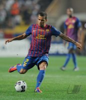 Fussball UEFA SUPER CUP 2011:  Daniel Alves (Barca)