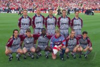 Fussball Champions League Finale 1999: Mannschaftsbild  FC Bayern Muenchen