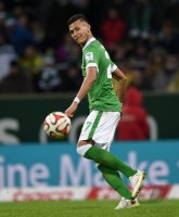 Fussball, 1. Bundesliga  Saison 2014/2015: SV Werder Bremen - Borussia Dortmund