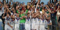 FUSSBALL WM 2014, FINALE: JUBEL Weltmeister Deutschland