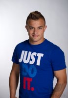 FUSSBALL Fotoshooting Xherdan Shaqiri (FC Bayern Muenchen)
