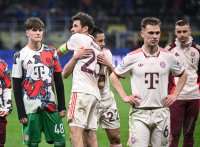 FUSSBALL CHAMPIONS LEAGUE SAISON 24/25
Viertelfinal Rueckspiel, Inter Mailand - FC Bayern Muenchen