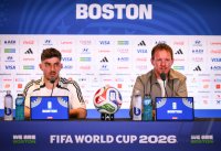 Fussball WM 2026 Deutschland -  Paraguay, Pressekonferenz,