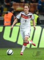 Fussball International Testspiel: Benedikt Hoewedes  (Deutschland)