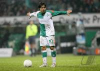 Fussball UEFA Pokal: Bremen - Ajax