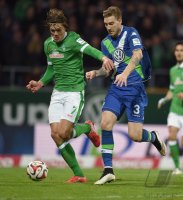 Fussball, 1. Bundesliga  Saison 2014/2015: SV Werder Bremen - VfL Wolfsburg