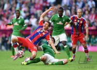 Fussball 1. Bundesliga Saison 14/15: FC Bayern Muenchen - Werder Bremen