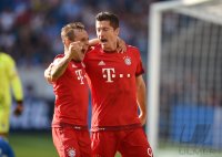 Fussball 1. Bundesliga Saison 15/16: TSG 1899 Hoffenheim - FC Bayern Muenchen