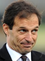 FUSSBALL SERIE A:  Trainer Massimilliano Allegri (AC Mailand)