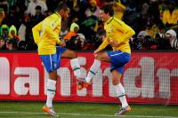 FUSSBALL WM 2010, VORRUNDE   Brasilien - Nord Korea