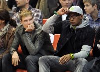Basketball 1. Bundesliga 2011/2012: Holger Badstuber , Jerome Boateng (v. li., FC Bayern Muenchen)