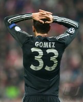 Fussball CHL&Atilde; Saison 12/13:  Mario Gomez (FC Bayern Muenchen)