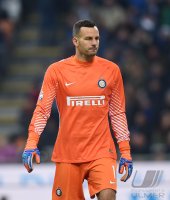FUSSBALL SERIE A 2017/2018: Torwart Samir Handanovic (Inter Mailand)
