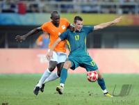 FUSSBALL  Olympia 2008   Vorrunde  Maenner Elfenbeinkueste - Australien
