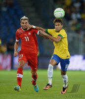 Fussball International Laenderspiel: Schweiz - Brasilien