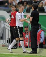FUSSBALL INTERNATIONAL:  Auswechslung Bastian SCHWEINSTEIGER (Deutschland)