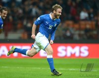 Fussball International WM Qualifikation 2014:  Jubel Daniele De Rossi (Italien)